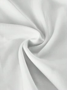 EMERY ROSE Áo thun tay ngắn dáng rộng vai chéo thường ngày cho nữ cỡ lớn, phù hợp cho mùa hè - trắng - Xem 3