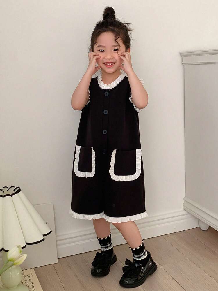 Young Girl' Casual Romper