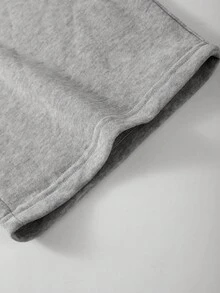 Manfinity EMRG بنطلون رياضي كاجوال للرجال بجيب على شكل نجمة خماسية الأضلاع وسحاب