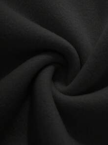 INAWLY Cute Cat & Heart Print Women Hooded Long Sleeve Sweatshirt, Casual Sweatshirt For Autumn/Winter Fall Cloth For Women, Christmas - Black - View 5