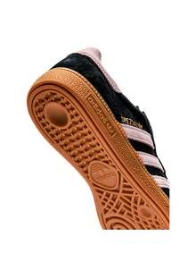 Adidas Handball Spezial 女款休闲运动鞋 核心黑/透明粉/生胶底 IE5897 - 核心黑色/透明粉紅色/膠 - 查看 4