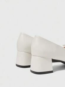 Sleekvia Women's Comfortable Versatile Chunky Heel Shoes