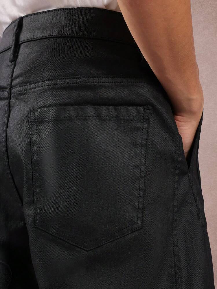 Wide Leg Baggy Jeans With Side Pockets