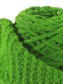 1/2/3/5 Rolls, Approx 90-100g/Pc Ice Bar Braided Single Strand Chunky Yarn For DIY Scarf, Bag, Slippers, Dolls, Blankets, Cushions, Plush Toys (Random Color)