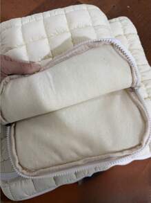 1 件简约高级云笔记本电脑包，大容量 iPad 平板电脑内胆收纳袋，11/13/15 英寸，抗震抗压，适用于笔记本电脑、平板电脑、Macbook、iPad、iPad Mini、多功能收纳袋、iPad 平板电脑保护套、返校（黑白）