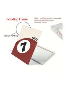 4 件酒吧艺术海报幸运 8 球印刷图片冷饮票绘画海报时尚墙面艺术复古墙面印刷现代房间装饰客厅墙壁装饰无框 - 黑色 - 查看 10