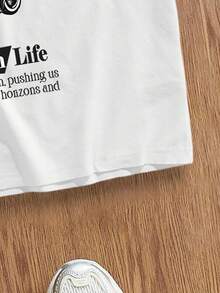 Manfinity Joysei Plus Size Men's Vintage Car Graphic Loose Fit Cropped Tank Top, Men's Summer Casual Sleeveless Shirt, Suitable As Friend Gift - White - View 4