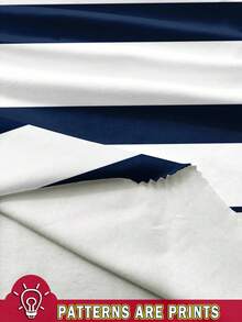 EMERY ROSE Women Casual Striped Pattern Sleeveless Round Neck Tank Top With Short Sleeve 2 Pieces Set, Suitable For Summer,Summer Sets Suitable For Going Out - Multicolor - View 3