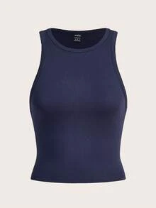 SHEIN Essnce 4件套女士性感紧身露脐吊带背心，适合夏季穿着 - 彩色 - 查看 7