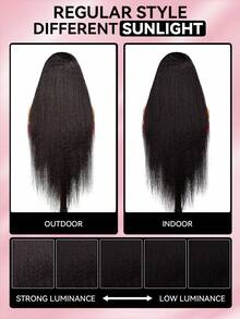 TrueHD 9am Hair Store Wear And Go Glueless Kinky Straight 6*4 HD Lace Closure Wig Pre Cut & Pre Plucked With 180% Density 8-16 Bob Inch 18-30 Inch Long Hair Natural Color Human Hair Wig Top Quality Stylish Wig Beginners Friendly Hair Accessories For Women Glueless Frontal Wigs Weaves Human Hair Vacation Essentials Halloween Costume