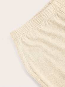 SHEIN EZwear 3pcs Women High Waist Bodycon Flared Pants Set, Suitable For Autumn And Winter