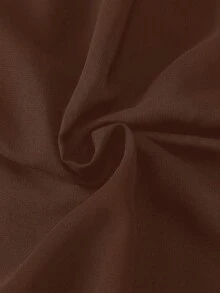 Celure Plus Size Women Chiffon Solid A-Line Skirt Fall Cloth For Women