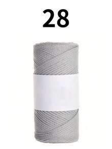 160克/卷蕾丝钩针纱棉麻线粗麻线圆股空心棉纱粗DIY帽子手工编织 - 彩色 - 查看 24