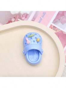 SHEIN 3/6/9/12pcs/Cartoon Slippers Accessories, Cute Decorative Plastic Oval Accessories Set, Fun Whiteboard And Office Accessories, Perfect For Home Decoration Gifts On Thanksgiving, Christmas, And Halloween