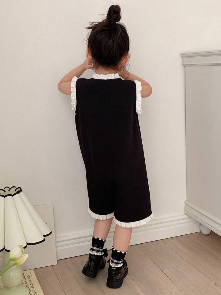 Dazy Kids رومبير كاجوال للفتاة الشابة رمضان - الأسود - مشاهدة 5