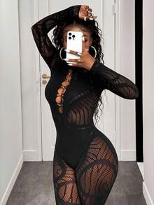 BamGleam Halloween Women Unitards Fall Cloth For Women - Black - View 7