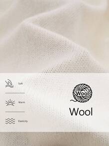 Aalyst Áo khoác len cardigan dài dành cho nữ, Thu/Đông - trắng - Xem 7