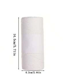 160克/卷蕾丝钩针纱棉麻线粗麻线圆股空心棉纱粗DIY帽子手工编织 - 彩色 - 查看 6