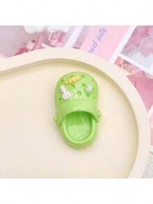 SHEIN 3/6/9/12pcs/Cartoon Slippers Accessories, Cute Decorative Plastic Oval Accessories Set, Fun Whiteboard And Office Accessories, Perfect For Home Decoration Gifts On Thanksgiving, Christmas, And Halloween