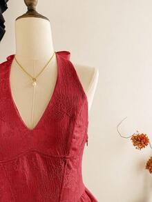 Vintamour 复古优雅女式连衣裙 提花吊带领结 假日 女士夏季服装 女士夏季连衣裙 舞会礼服 白色连衣裙 女士复活节连衣裙 女士白色连衣裙 女士春季服装 女士春季连衣裙 夏季服装 女士度假服装 婚礼宾客礼服 女士度假服装 女士连衣裙 夏季防晒裙 女士正式连衣裙 优雅束腰 毕业礼服 生日礼服