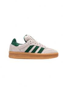 Adidas Samba XLG Men's Casual Sneakers Putty Grey / Collegiate Green / Gum JI3197 - Multicolor - View 1