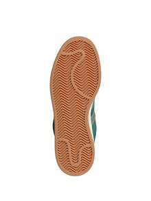 Adidas Campus Women's Casual Athletic Shoes Premium Modern Anti-Slip Commuting Gym Travel White JH8794 - 學院綠/銀綠/米白色 - 查看 4