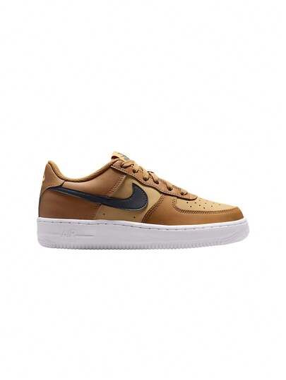 Nike Air Force 1 Unisex Kids Sneakers Wheat / Club Gold / White / Anthracite CT3839-700