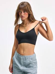 LOUNGEISTA 4件套女士无缝罗纹吊带聚拢文胸，性感舒适内衣文胸，运动文胸 - 彩色 - 查看 11