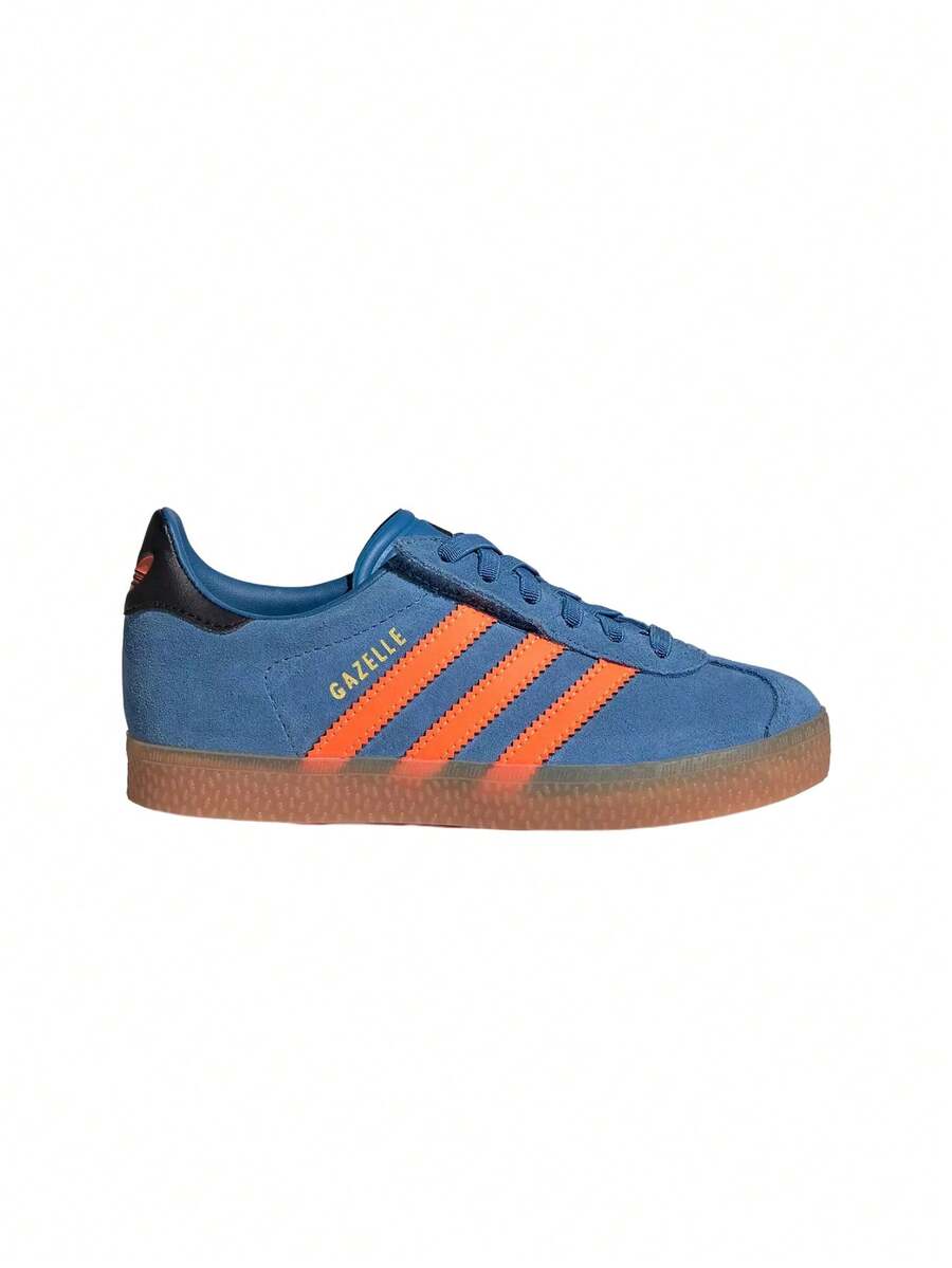 Adidas Gazelle Comfort Closure Kids Sneakers Focus Blue / Solar Orange / Core Black JQ7836 - Focus Blue / Solar Orange / Core Black - View 1