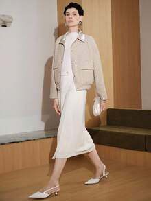 Uhlyne 万圣节女式夹克 - 米色 - 查看 3