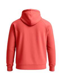 Under Armour RIVAL FLEECE LOGO HOODIE - Red White - View 2