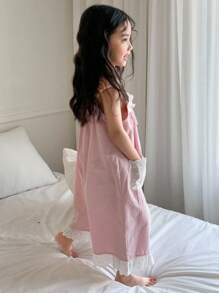 Dazy Kids Young Girl' Fall Jumpsuit - Pink - View 6