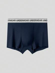 5pcs/Pack Lightweight, Comfortable, Casual, Sporty, Fashionable, Young, Dynamic Elastic Band Men's Boxer Briefs - Multicolor - View 5