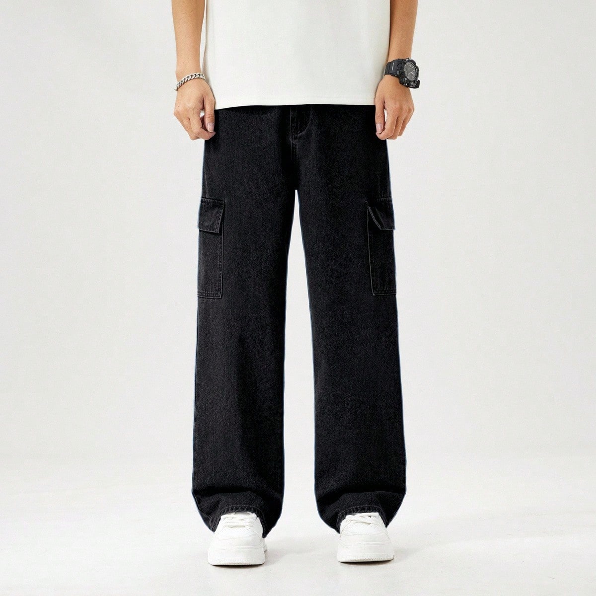 Pantalones cargo casuales para uso al aire libre para adolescentes varones