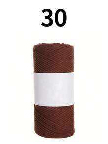 160克/卷蕾丝钩针纱棉麻线粗麻线圆股空心棉纱粗DIY帽子手工编织 - 彩色 - 查看 25