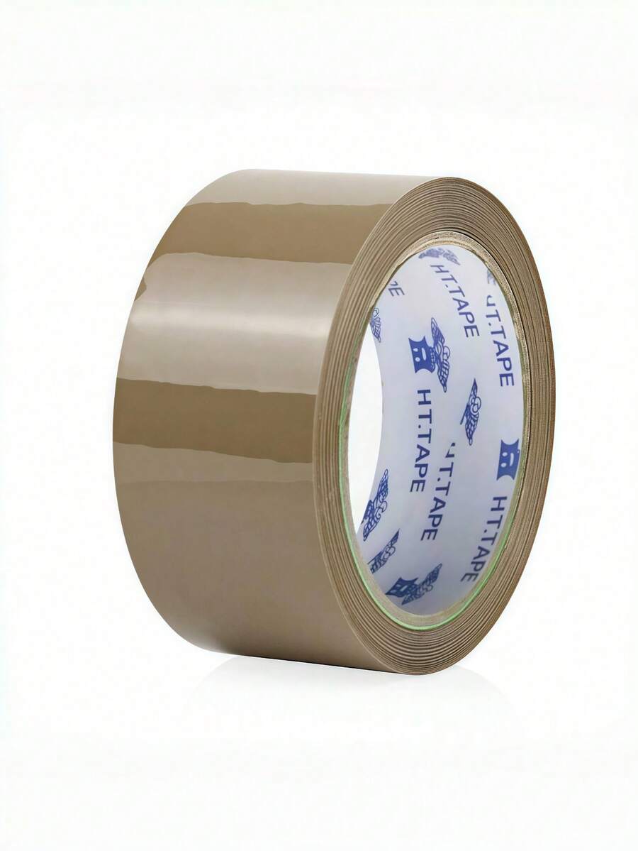 ​80 Yards Heavy-Duty Shipping Tape - 2.6 Mil Industrial Grade Box Sealing Tape, Coffee Brown Packing Adhesive For Warehouse Logistics Cold Weather Residue-Free Removal - Brown - View 1