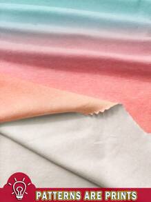 EMERY ROSE 2 件套休闲渐变色大码套装，适合夏季 - 彩色 - 查看 3