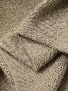 DAZY Women's Casual Solid Color Turtleneck Sweater Vest & Skirt 2-Piece Set, Autumn