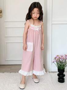 Dazy Kids Young Girl' Fall Jumpsuit - Pink - View 4