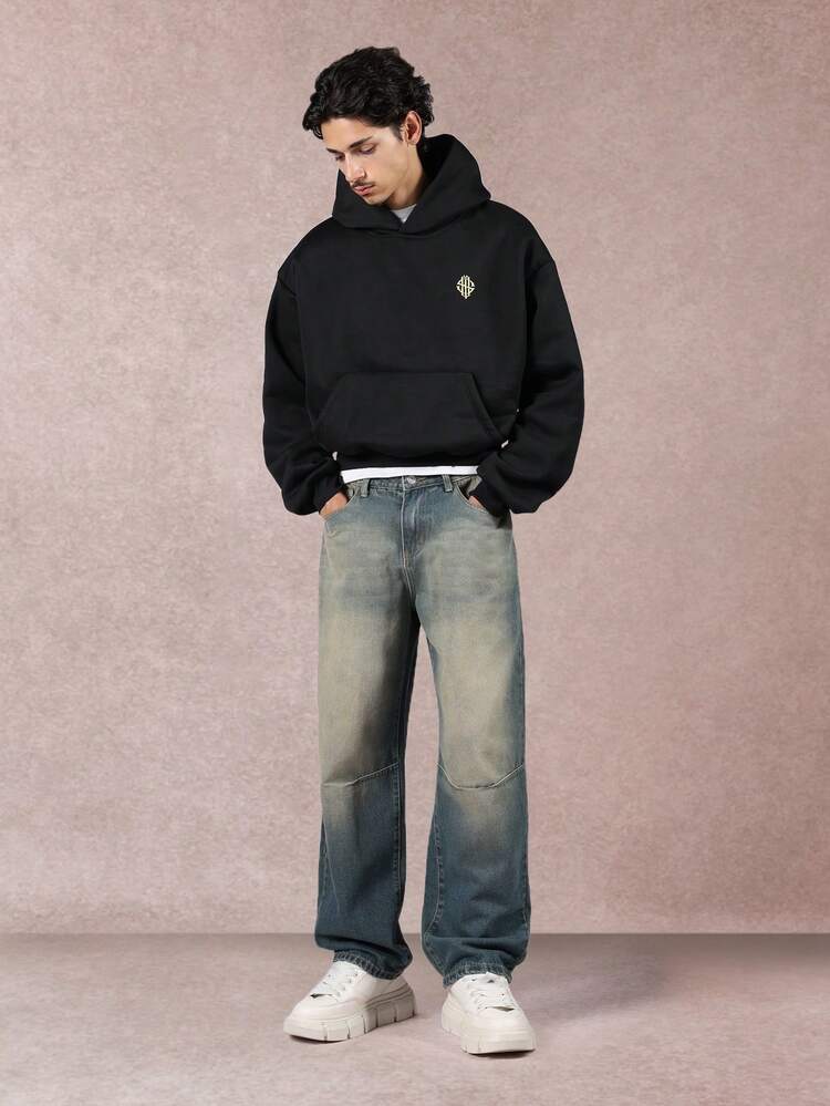 Moletom Cropped com Estampa de Rodeio e Estrelas