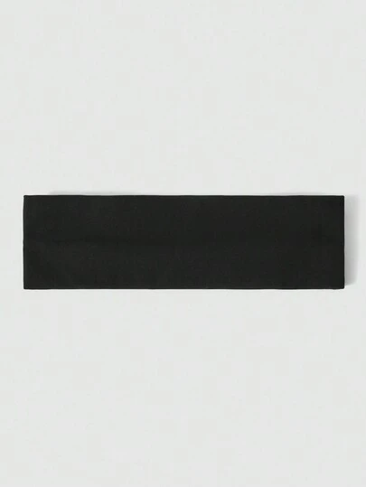 Fluxe 1 件女士时尚纯色柔软防滑头带，弹性瑜伽运动发饰，适合日常佩戴，适合多种场合