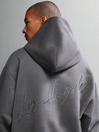  SUMWON Essentials 常规版型套头连帽衫，带中央口袋，基础款家居服，冬季系列，休闲款