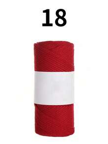 160克/卷蕾丝钩针纱棉麻线粗麻线圆股空心棉纱粗DIY帽子手工编织 - 彩色 - 查看 29