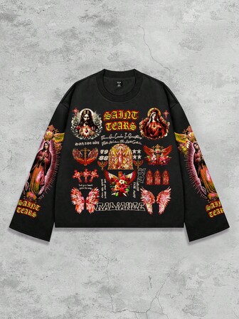 Street Life sweat-shirt à capuche imprimé graphique streetwear pour hommes, convient pour le printemps/été