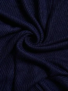 Zelara 大码女式海军蓝双排扣针织西装外套，秋冬返校季商务休闲女装，乡村音乐会复古斯德哥尔摩风格办公室着装，教师工作/办公室冬季时尚 - 藏蓝色 - 查看 9