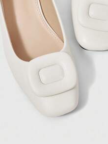 Sleekvia Women's Comfortable Versatile Chunky Heel Shoes