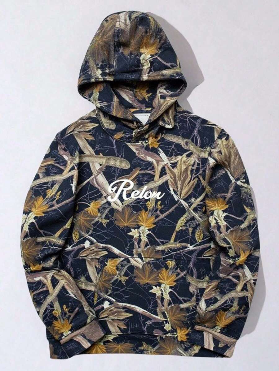 SHEIN Teen Boys Street Wear Full Print Fashion Hip-Hop Sportswear Casual Comfortable Versatile Printed Sweatshirt Fall Autumn And Winter - Multicolor - View 1