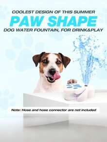 PETSIN 1 Pet Foot-Operated Fountain Automatic Water Feeder - Dog Foot-Press Automatic Water Dispenser, Drinking Fountain, Pet Supplies - Multicolor - View 3