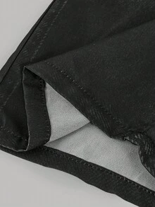 SHEIN Bộ quần áo hoodie và áo nỉ thoải mái, rộng rãi cho bé gái tuổi mới lớn - trắng - Xem 5