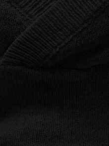 MUSERA Áo dệt kim tay dài cổ chữ V, kiểu dáng thanh lịch, thích hợp cho kỳ nghỉ xuân, dễ thương, gợi cảm, phong cách thập niên 90, mùa hè, màu pastel ngọt ngào, sân bay, kỳ nghỉ đông, mặc hàng ngày, dự tiệc tối, sang trọng. - màu đen - Xem 6